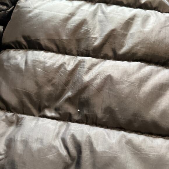 Men's Eddie Bauer Premium Quality Goose Down Black Parka Puffer Jacket Sz Medium - Picture 7 of 8